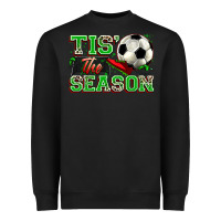 Black tis' the season soccer Heavyweight Sweatshirt - Zillion Design Studio