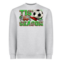 Heather Grey tis' the season soccer Heavyweight Sweatshirt - Zillion Design Studio