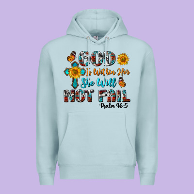 God Is Within Her She Will Not Fail Premium Hoodie Designed By Bundleandbundleshop