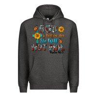 Charcoal Heather god is within her she will not fail Premium Hoodie - BundleAndBundleShop
