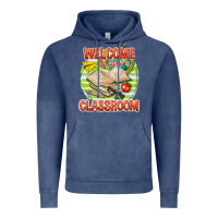 Vintage Denim welcome to our classroom Vintage Hoodie - texasbilliewilder