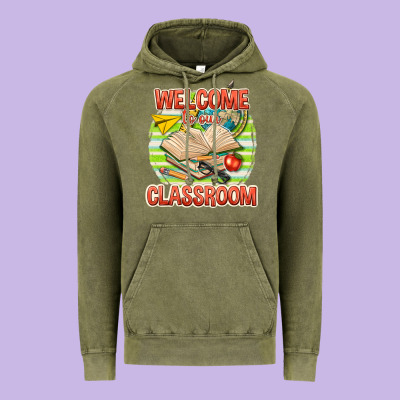 Vintage Hoodie welcome to our classroom
