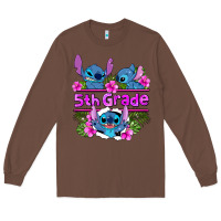 Chestnut preview flower stitch 5th grade Long Sleeve Tee - AdoDesignShop