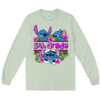 Matcha preview flower stitch 5th grade Long Sleeve Tee - AdoDesignShop