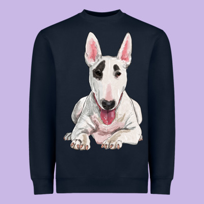 Bull Terrier Heavyweight Sweatshirt Designed By Ranaportraitstore