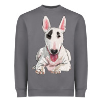 Storm bull terrier Heavyweight Sweatshirt - RanaPortraitStore
