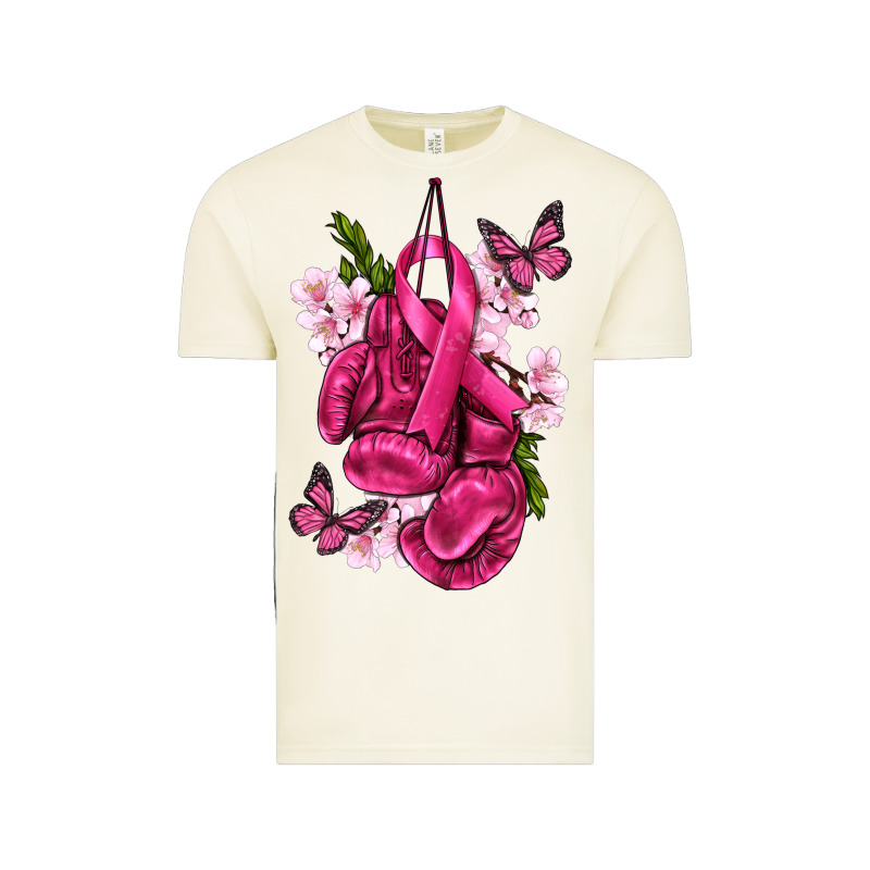 Cancer Boxing Gloves With Ribbon Vintage Tee by texasbilliewilder | Teevron