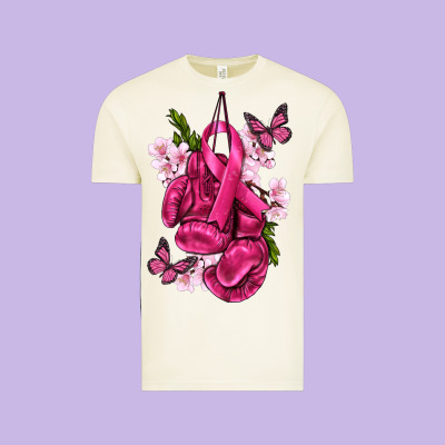 Cancer Boxing Gloves With Ribbon Vintage Tee Designed By Texasbilliewilder