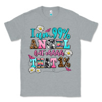 Heather Grey i am  99 angel but ohh that Classic Tee - AdoDesignShop