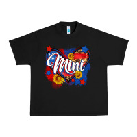 Black American mini heart Urban Heavy Tee - Neo Western