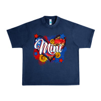 Navy American mini heart Urban Heavy Tee - Neo Western