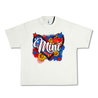 Pistachio American mini heart Urban Heavy Tee - Neo Western