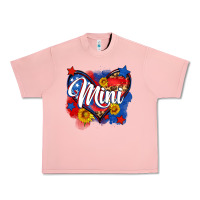 Salmon American mini heart Urban Heavy Tee - Neo Western