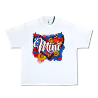 White American mini heart Urban Heavy Tee - Neo Western