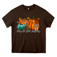 Chocolate Brown pumpkin spice everthing Heavy Core Tee - RacoonDesign