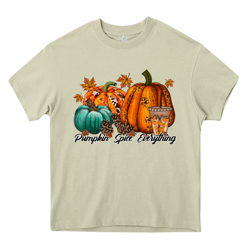 Pumpkin Spice Everthing Heavy Core Tee by RacoonDesign | Teevron