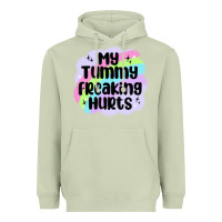 Matcha my tummy freaking hurts Heavyweight Hoodie - MaliasSmallBusiness