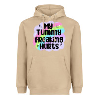 Mushroom my tummy freaking hurts Heavyweight Hoodie - MaliasSmallBusiness