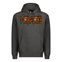 Charcoal Heather oh holy night Premium Hoodie - BundleAndBundleShop