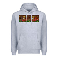 Heather Grey oh holy night Premium Hoodie - BundleAndBundleShop