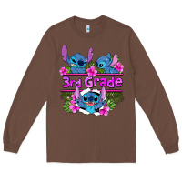 Chestnut preview flower stitch 3rd grade Long Sleeve Tee - AdoDesignShop