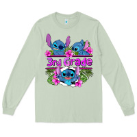 Matcha preview flower stitch 3rd grade Long Sleeve Tee - AdoDesignShop