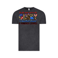 Vintage Black it's the guts and it's the glory a hundred stripes Vintage Tee - Zillion Design Studio