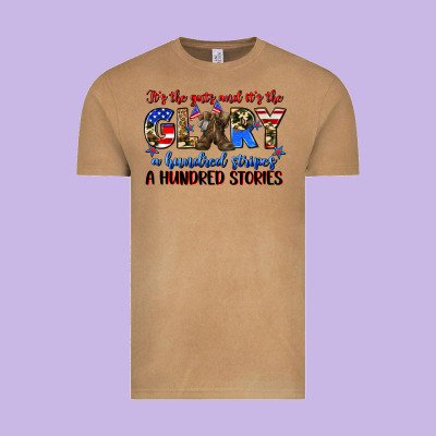It's The Guts And It's The Glory A Hundred Stripes Vintage Tee Designed By Zillion Design Studio