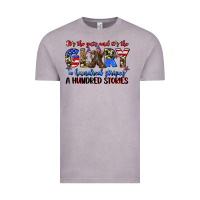 Vintage Zinc it's the guts and it's the glory a hundred stripes Vintage Tee - Zillion Design Studio