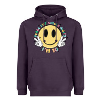 Plum peace out single digits im 10 Heavyweight Hoodie - MaliasSmallBusiness