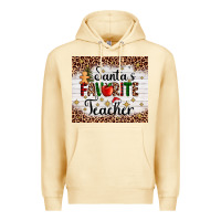 Pina Colada santa's favorite teacher Premium Hoodie - AdoDesignShop
