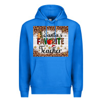True Royal santa's favorite teacher Premium Hoodie - AdoDesignShop