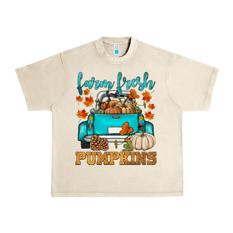 Farm Fresh Pumpkins Urban Heavy Tee by HRA Design Shop | Teevron