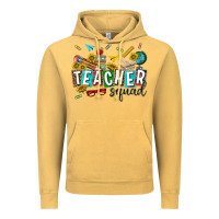 Vintage Mustard western teacher squad Vintage Hoodie - texasbilliewilder