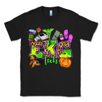 Black ekg tech nurse halloween Classic Tee - AdoDesignShop