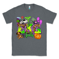 Charcoal Heather ekg tech nurse halloween Classic Tee - AdoDesignShop