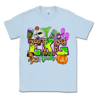 Dusty Blue ekg tech nurse halloween Classic Tee - AdoDesignShop