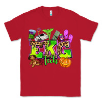 Red ekg tech nurse halloween Classic Tee - AdoDesignShop