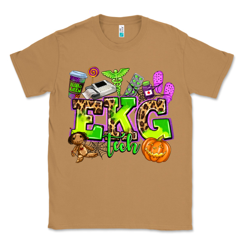 Ekg Tech Nurse Halloween Classic Tee by AdoDesignShop | Teevron