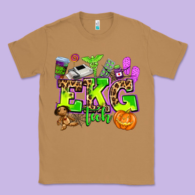 Ekg Tech Nurse Halloween Classic Tee Designed By Adodesignshop