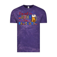 Cloud Purple i'm not drunk i'm patriotic zillion Vintage Tee - Zillion Design Studio