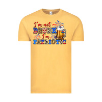 Vintage Mustard i'm not drunk i'm patriotic zillion Vintage Tee - Zillion Design Studio