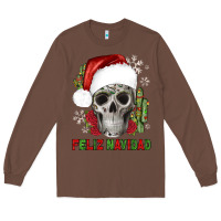 Chestnut feliz navidad skull cactus Long Sleeve Tee - JahusDesignShop