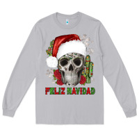 Moon Dust feliz navidad skull cactus Long Sleeve Tee - JahusDesignShop