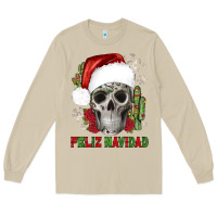 Mushroom feliz navidad skull cactus Long Sleeve Tee - JahusDesignShop
