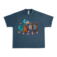 Midnight Navy American Nana 4th of july Urban Heavy Tee - CowGirlArtShop