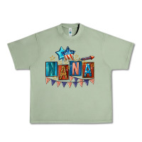 Oil Green American Nana 4th of july Urban Heavy Tee - CowGirlArtShop