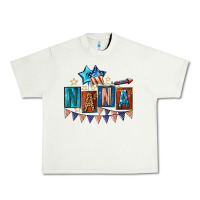 Pistachio American Nana 4th of july Urban Heavy Tee - CowGirlArtShop