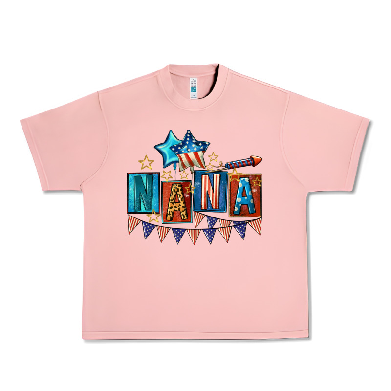 American Nana 4th Of July Urban Heavy Tee by CowGirlArtShop | Teevron