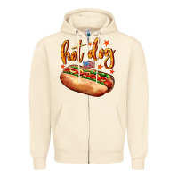 Sandshell hot dog Zipper Hoodie - AdoDesignShop